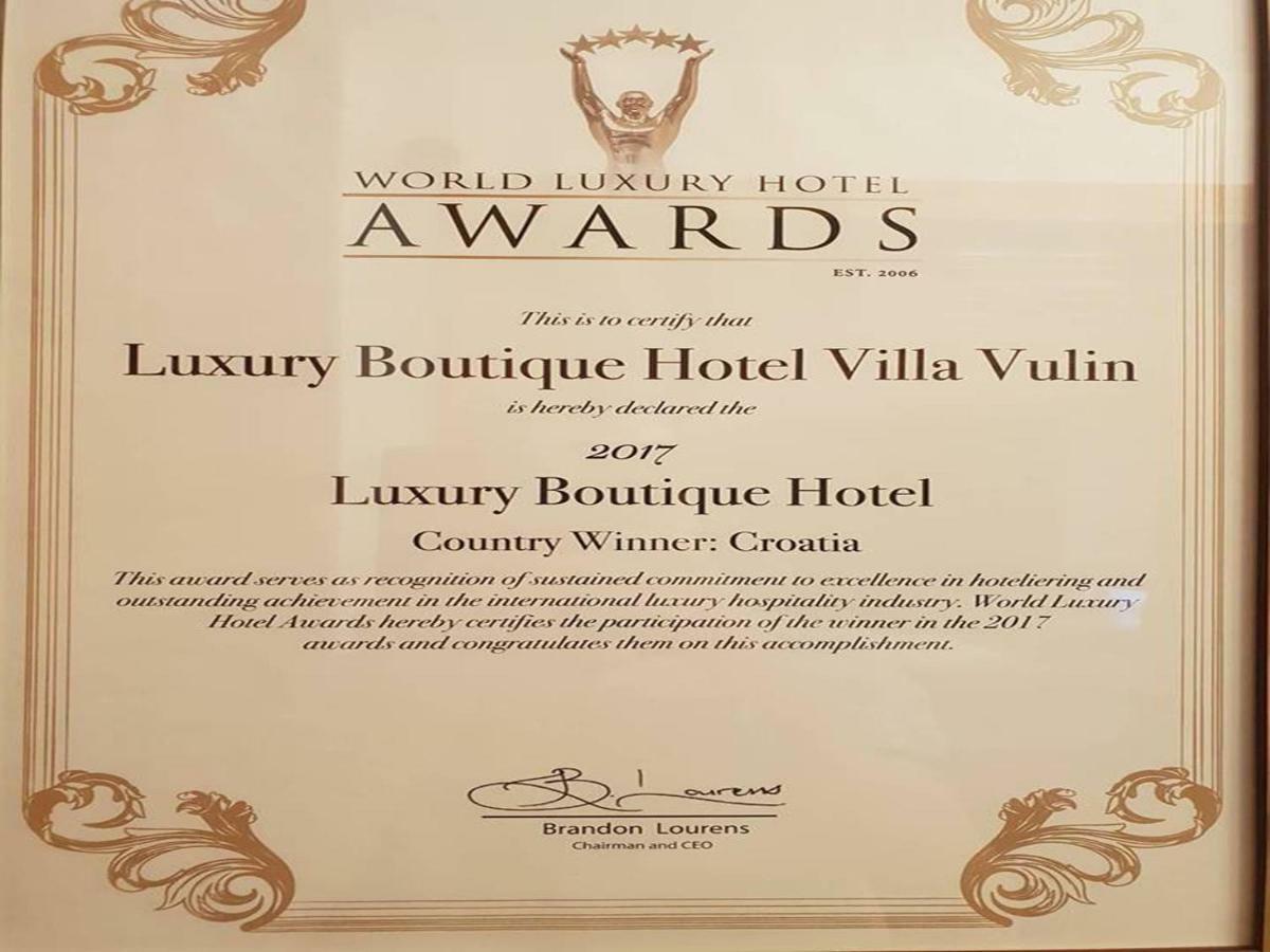 Luxury Boutique Hotel Villa Vulin Pula Exterior foto